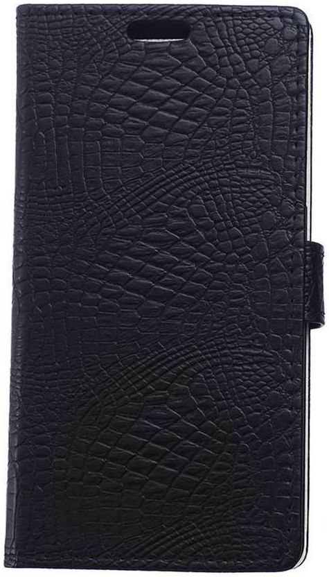 Samsung Galaxy J5 (2016) Krokodil Flipcase Zwart afbeelding 3
