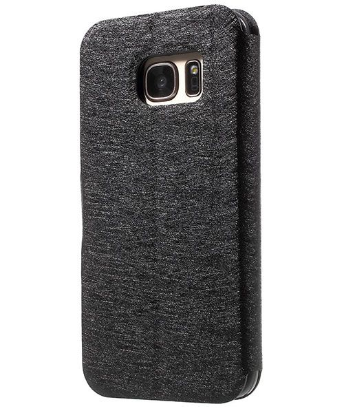 Samsung Galaxy S7 Business Portemonnee Bookcase Hoesje Zwart afbeelding 3