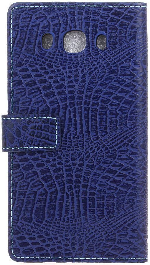 Samsung Galaxy J5 (2016) Krokodil Flipcase Donker Blauw afbeelding 4