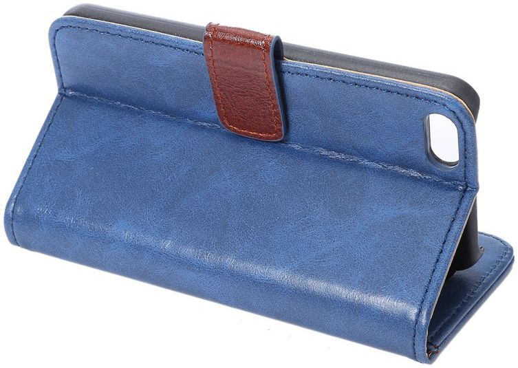 Apple iPhone SE / 5S / 5 Hoesje Portemonnee Donker Blauw afbeelding 9