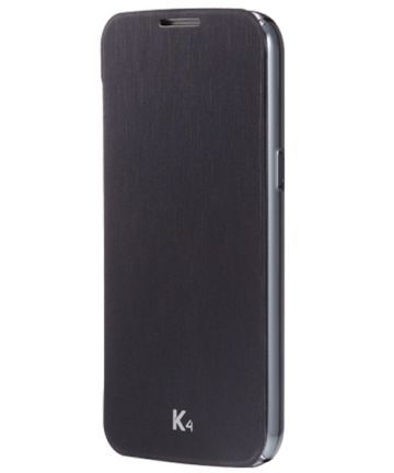 LG K4 CleanUp Flipcase Zwart Hoesjes