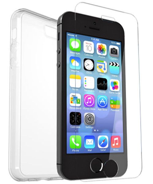 Otterbox Clearly Protected Clear Skin + Alpha Glass iPhone 5/5S/SE afbeelding 1