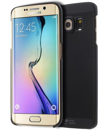 Samsung Galaxy S7 Edge Hard Plastic Hoesje Zwart Hoesjes