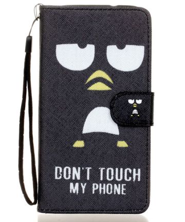 Samsung Galaxy S7 Edge Portemonnee Flip Hoesje Don't Touch My Phone Hoesjes