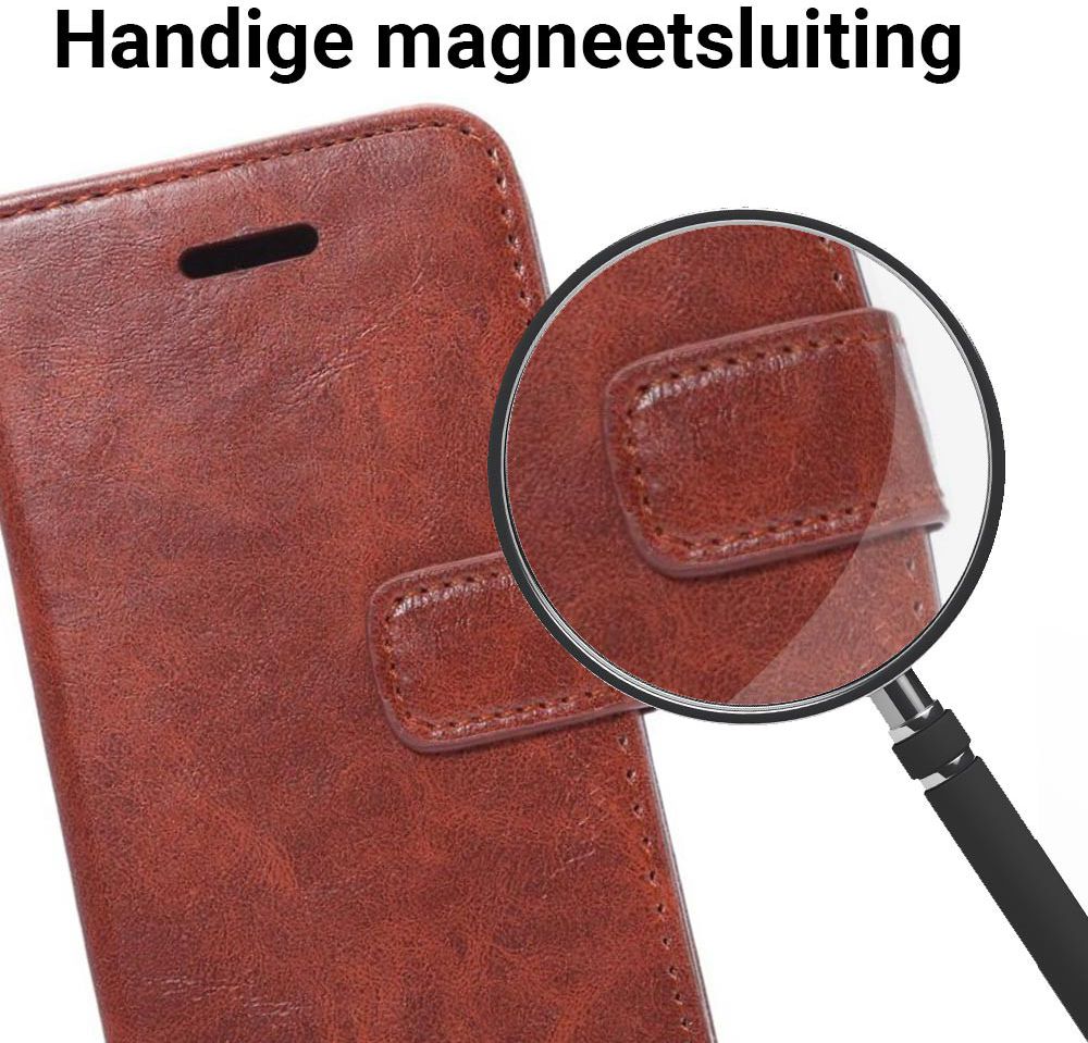 Apple iPhone SE / 5S / 5 Hoesje Portemonnee Bruin afbeelding 3