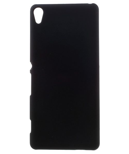 Sony Xperia XA Rubber Hard Hoesje Zwart afbeelding 5