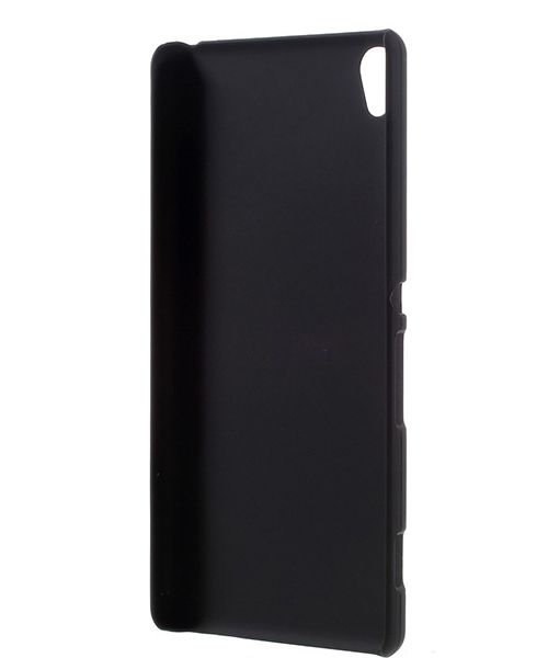 Sony Xperia XA Rubber Hard Hoesje Zwart afbeelding 6