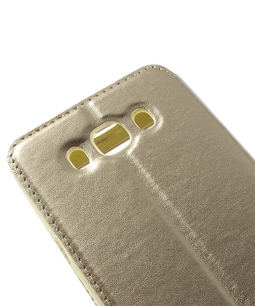 Samsung Galaxy J7 (2016) Roar Window Hoesje Goud afbeelding 9