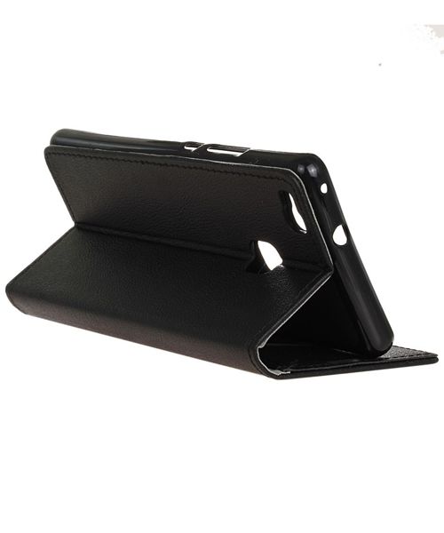 Huawei P9 Lite Wallet Cover Zwart afbeelding 5