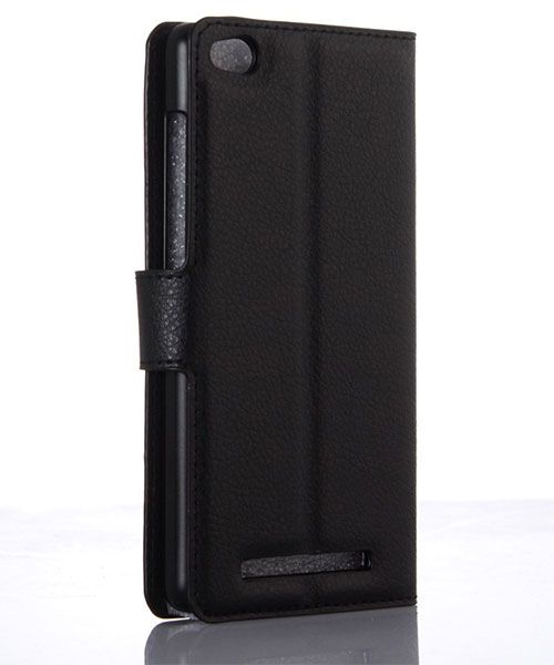Xiaomi Redmi 3 Portemonnee Flip Hoesje Zwart afbeelding 3