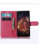 Xiaomi Redmi 3 Lederen Portemonnee Flip Hoesje Roze