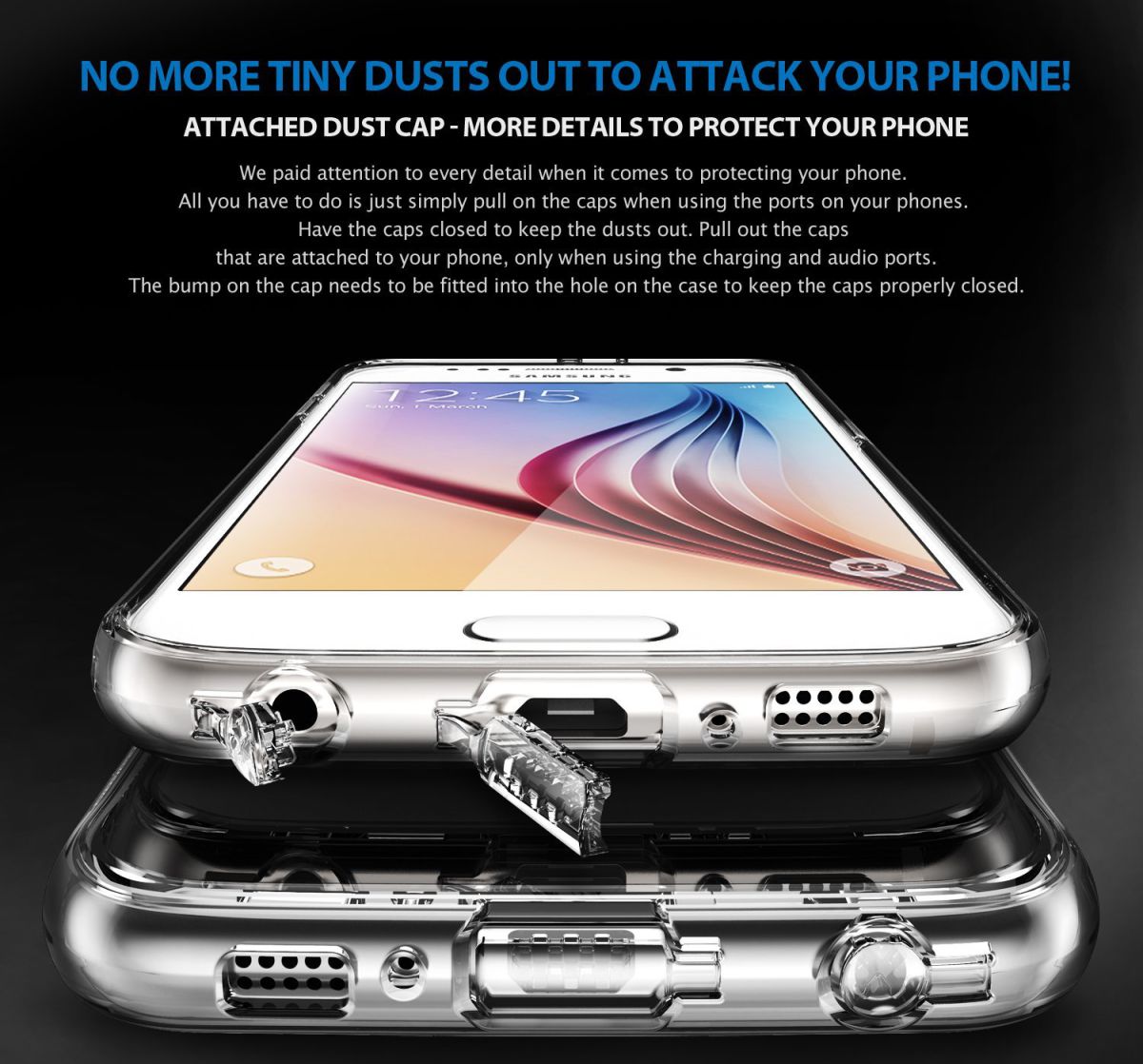 Ringke Fusion Samsung Galaxy S6 hoesje doorzichtig Crystal View afbeelding 7