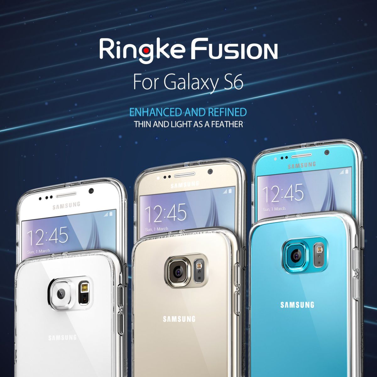 Ringke Fusion Samsung Galaxy S6 hoesje doorzichtig Crystal View afbeelding 8