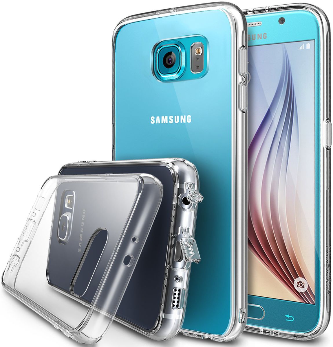 Ringke Fusion Galaxy S6 hoesje doorzichtig Crystal View | GSMpunt.nl