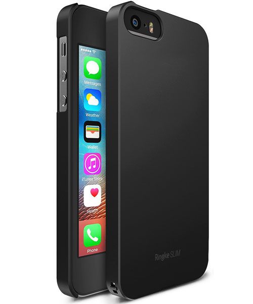Ringke Slim Apple iPhone SE ultra dun hoesje SF Black afbeelding 7