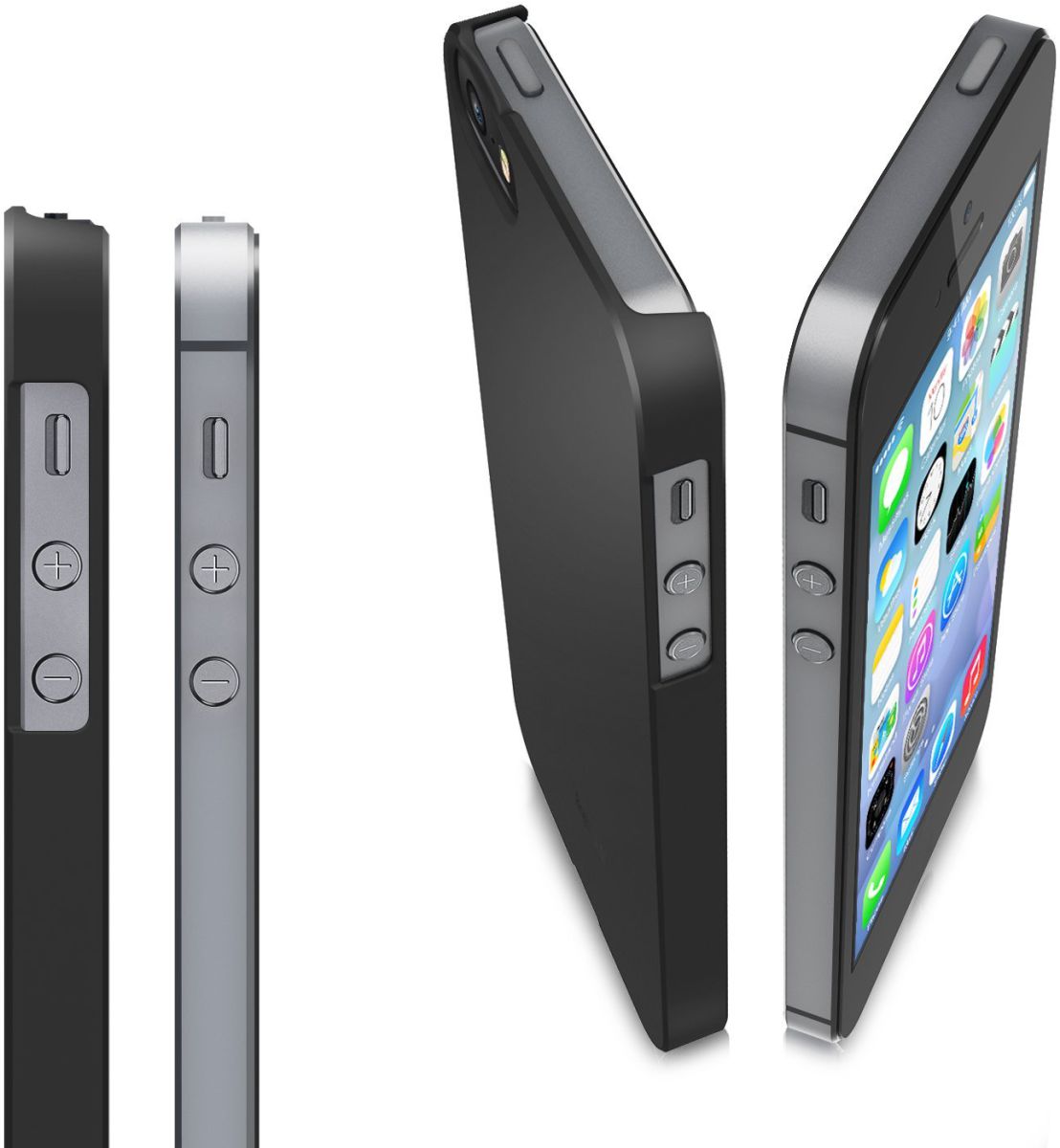 Ringke Slim Apple iPhone SE ultra dun hoesje SF Black afbeelding 2