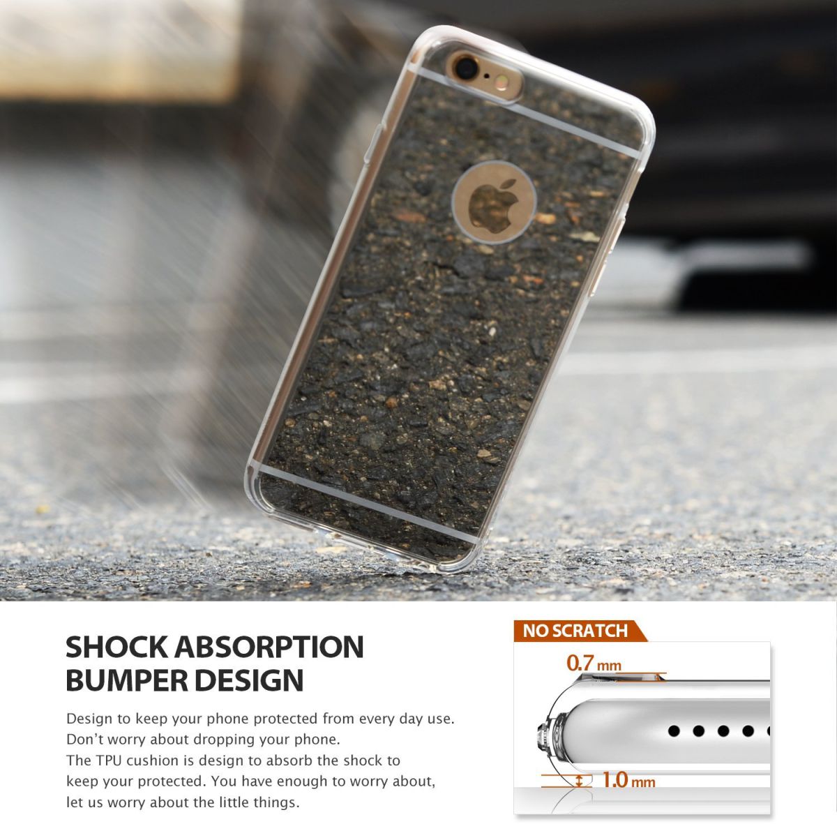 Ringke Fusion Mirror Apple iPhone 6S spiegel hoesje Royal Gold afbeelding 4