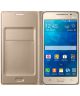Samsung Galaxy Grand Prime Flip Wallet Case Goud