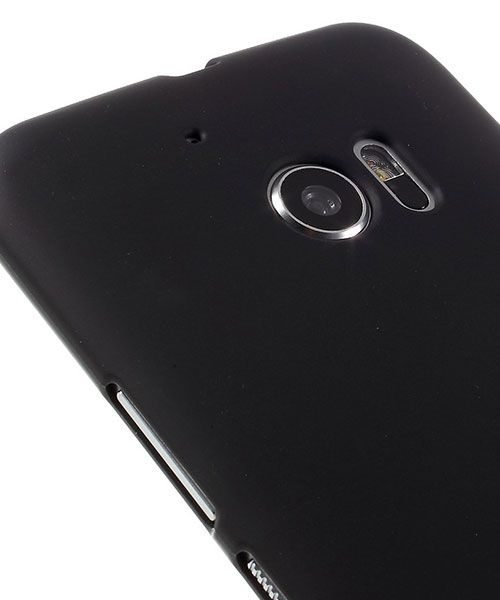 HTC 10 Hoesje TPU Back Cover Mat Zwart afbeelding 4