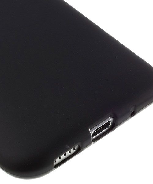 HTC 10 Hoesje TPU Back Cover Mat Zwart afbeelding 5