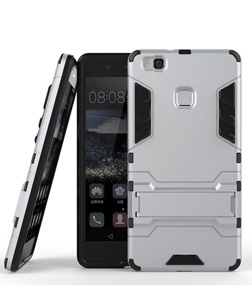 Hybride Huawei P9 Lite Hoesje Zilver afbeelding 2