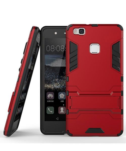 Hybride Huawei P9 Lite Hoesje Rood afbeelding 2