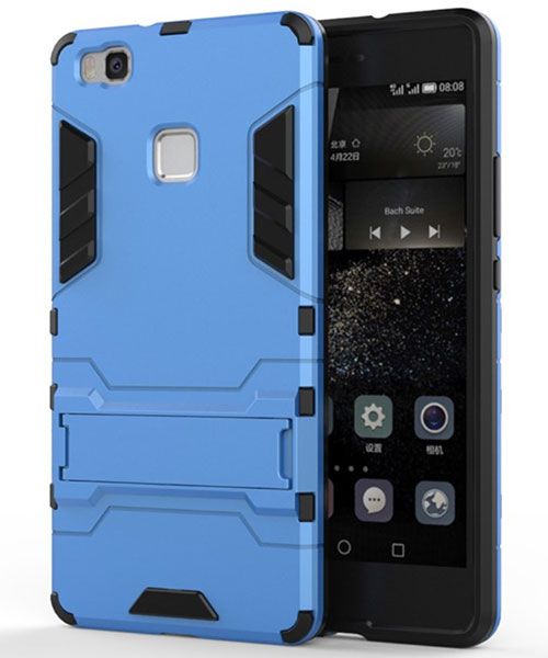 Hybride Huawei P9 Lite Hoesje Blauw afbeelding 1