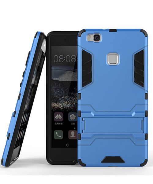 Hybride Huawei P9 Lite Hoesje Blauw afbeelding 2