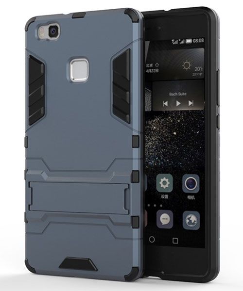 Hybride Huawei P9 Lite Hoesje Donker Blauw afbeelding 1