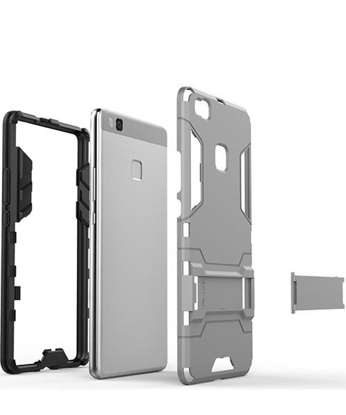 Hybride Huawei P9 Lite Hoesje Donker Blauw afbeelding 3