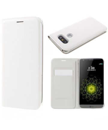 LG G5 (SE) Book Cover Wit Hoesjes