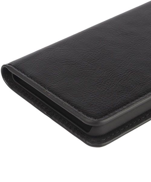 Echt Leren Huawei P9 Lite Bookcase Hoesje Met Pasjes Zwart afbeelding 6