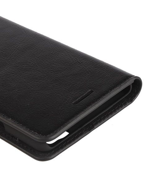 Echt Leren Huawei P9 Lite Bookcase Hoesje Met Pasjes Zwart afbeelding 7