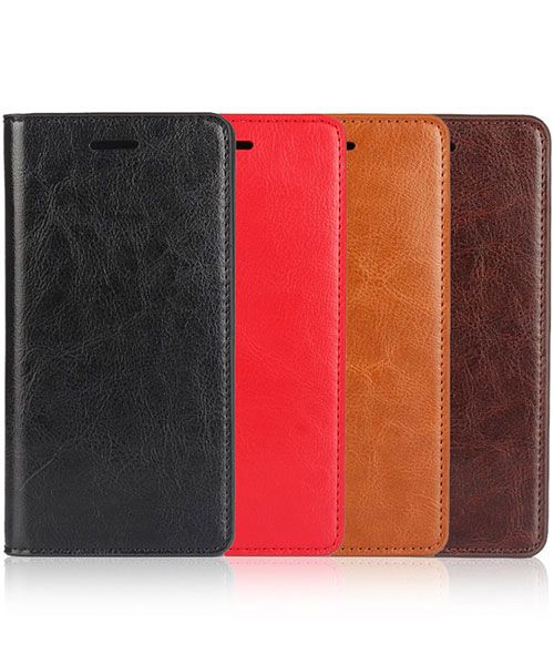 Echt Leren Huawei P9 Lite Bookcase Hoesje Met Pasjes Bruin afbeelding 7