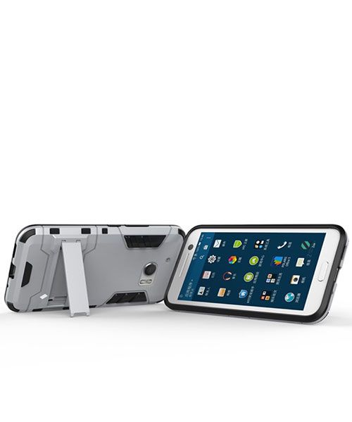 Hybride HTC 10 Hoesje Grijs afbeelding 6