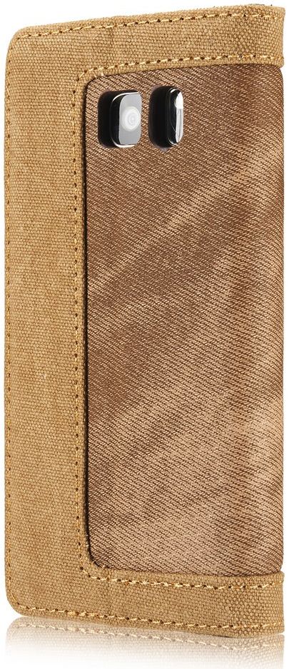 Samsung Galaxy S7 Canvas Portemonnee Bookcase Hoesje Bruin afbeelding 9