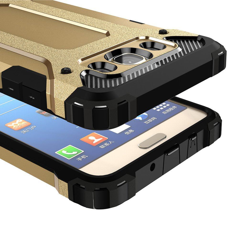 Samsung Galaxy J5 (2016) Hybride Hoesje Goud afbeelding 3