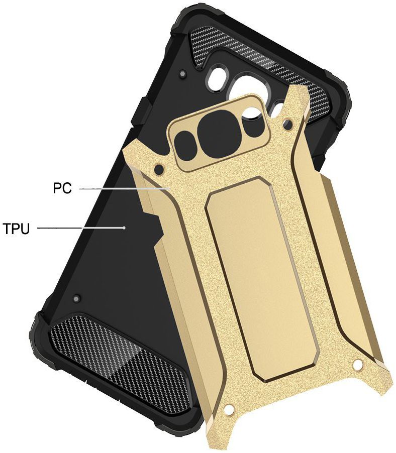 Samsung Galaxy J5 (2016) Hybride Hoesje Goud afbeelding 4