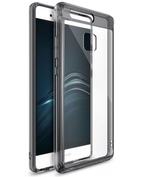 Ringke Fusion Hoesje Huawei P9 Doorzichtig Smoke Black afbeelding 1