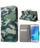 Samsung Galaxy J5 (2016) Camouflage Hoesje met Portemonnee Functie