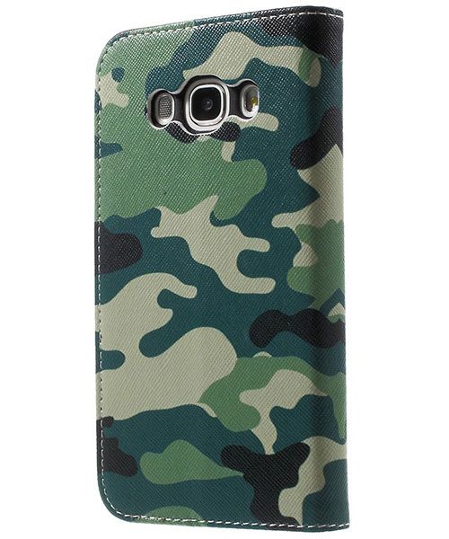 Samsung Galaxy J5 (2016) Camouflage Hoesje met Portemonnee Functie afbeelding 2