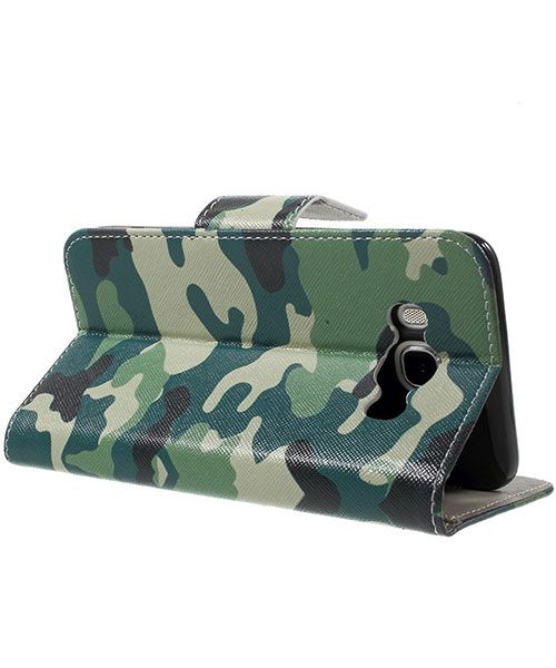 Samsung Galaxy J5 (2016) Camouflage Hoesje met Portemonnee Functie afbeelding 4