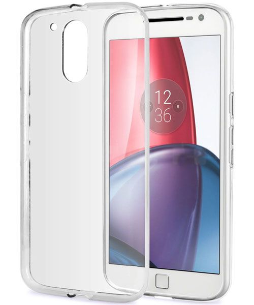 Motorola Moto G4 (Plus) Hoesje Dun TPU Transparant afbeelding 1