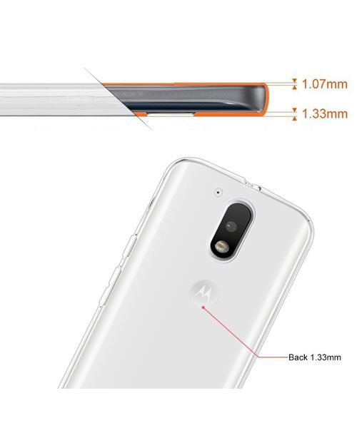 Motorola Moto G4 (Plus) Hoesje Dun TPU Transparant afbeelding 4