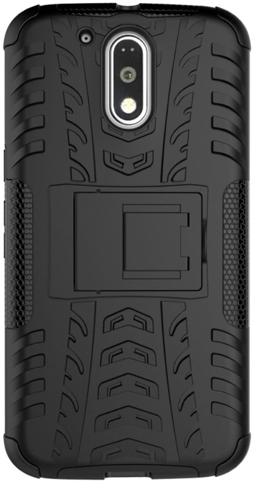 Hybride Motorola Moto G4 Hoesje Zwart afbeelding 4