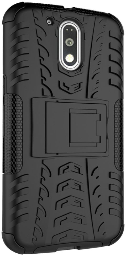 Hybride Motorola Moto G4 Hoesje Zwart afbeelding 7