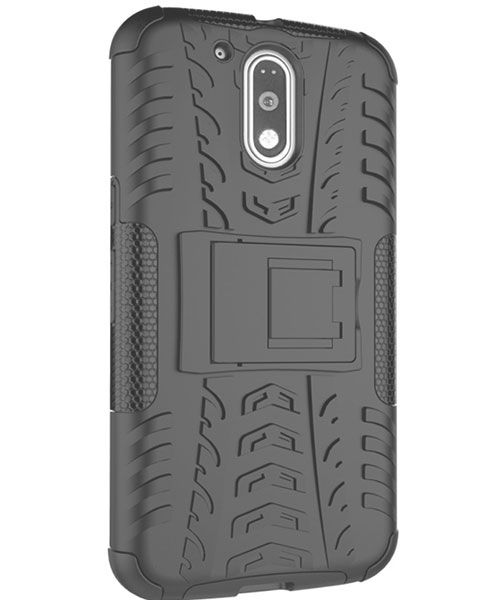 Hybride Motorola Moto G4 Hoesje Oranje afbeelding 10