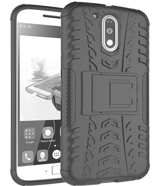 Hybride Motorola Moto G4 Hoesje Oranje afbeelding 11