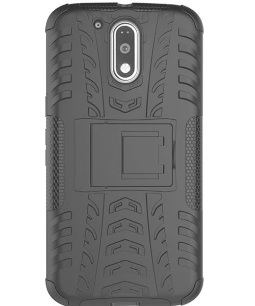 Hybride Motorola Moto G4 Hoesje Oranje afbeelding 7