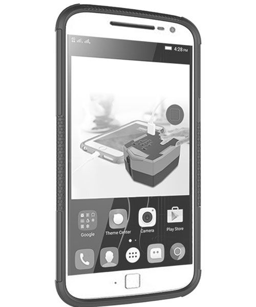 Hybride Motorola Moto G4 Hoesje Oranje afbeelding 9